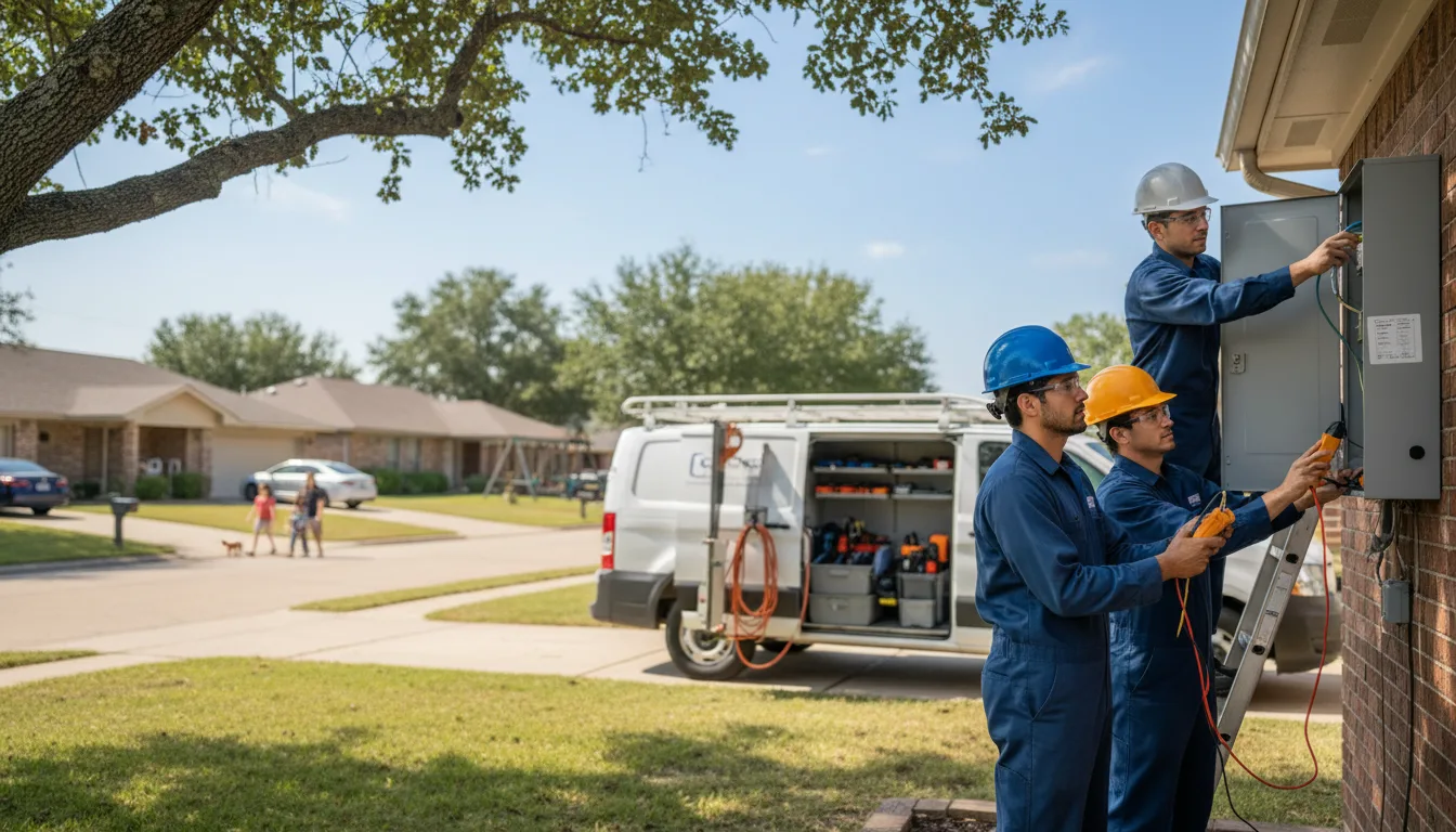 Certified electrician providing emergency electrical services in Cherokee, OK